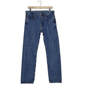 Levi's Mens 505 Jeans 32x34 100% cotton‎ Distressed Straight Leg